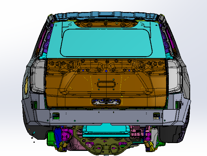 2021+ Chevy Suburban| GMC Yukon XL HIGH CLEARANCE REAR BUMPER
