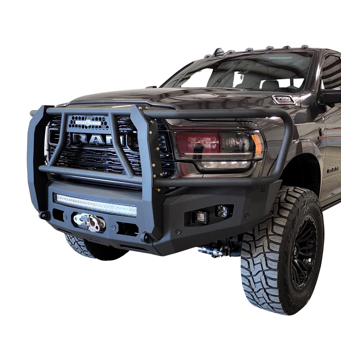 2019-2024 RAM 2500/3500 ATTITUDE FRONT WINCH BUMPER W/ GUARD