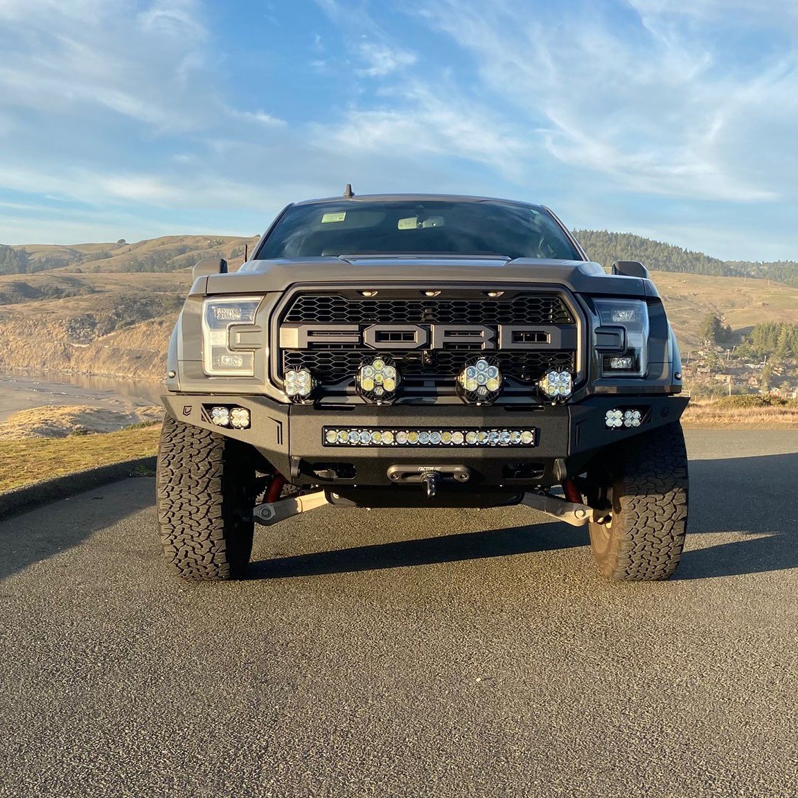 2017-2020 FORD RAPTOR OCTANE WINCH FRONT BUMPER