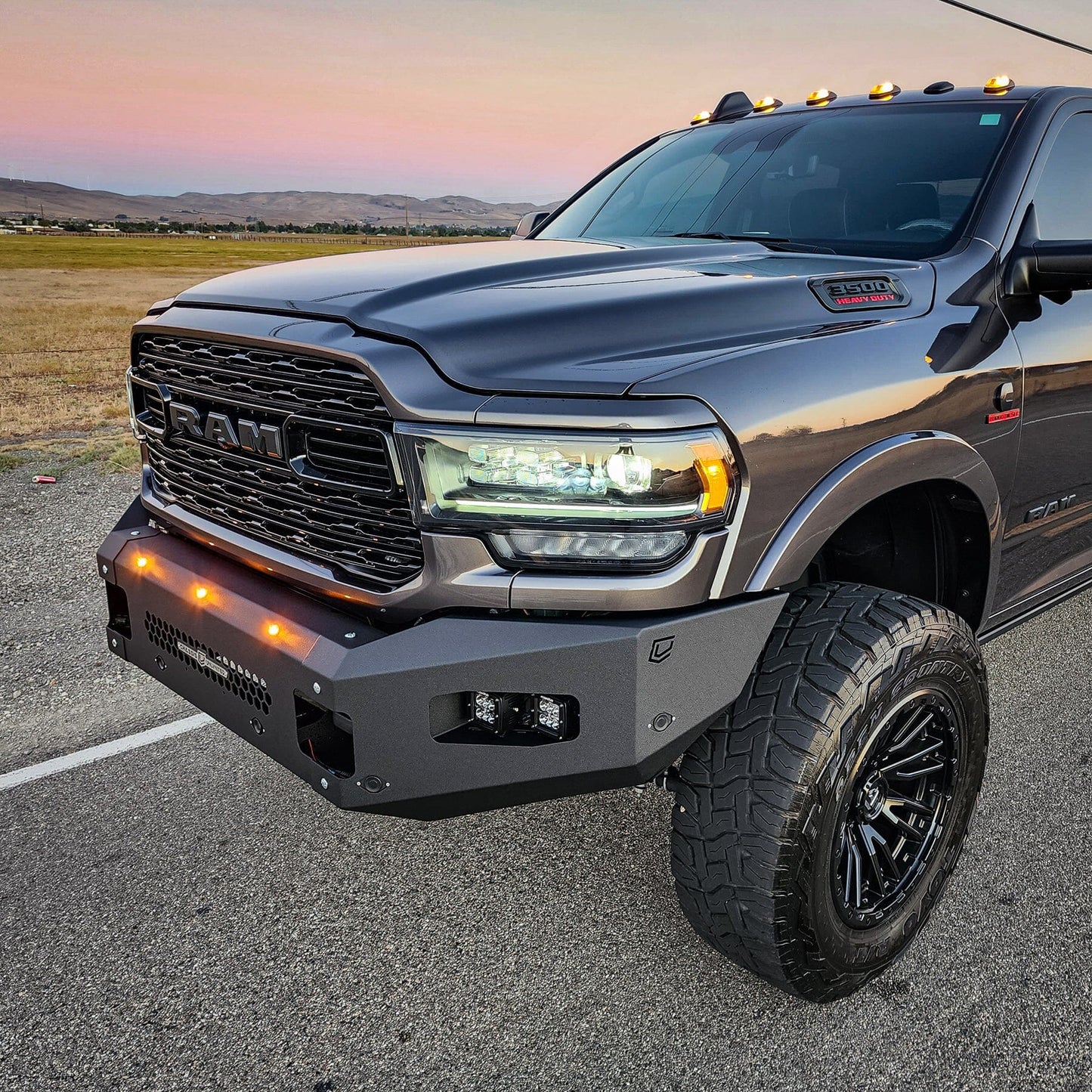 2019-2024 RAM 2500/3500 FUEL SERIES FRONT BUMPER