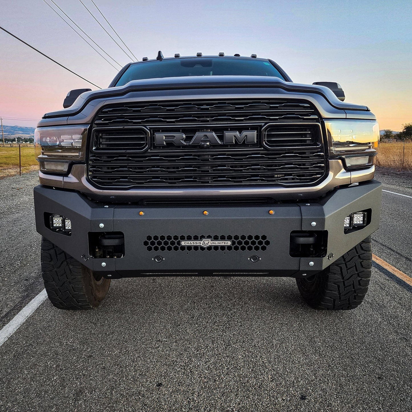2019-2024 RAM 2500/3500 FUEL SERIES FRONT BUMPER