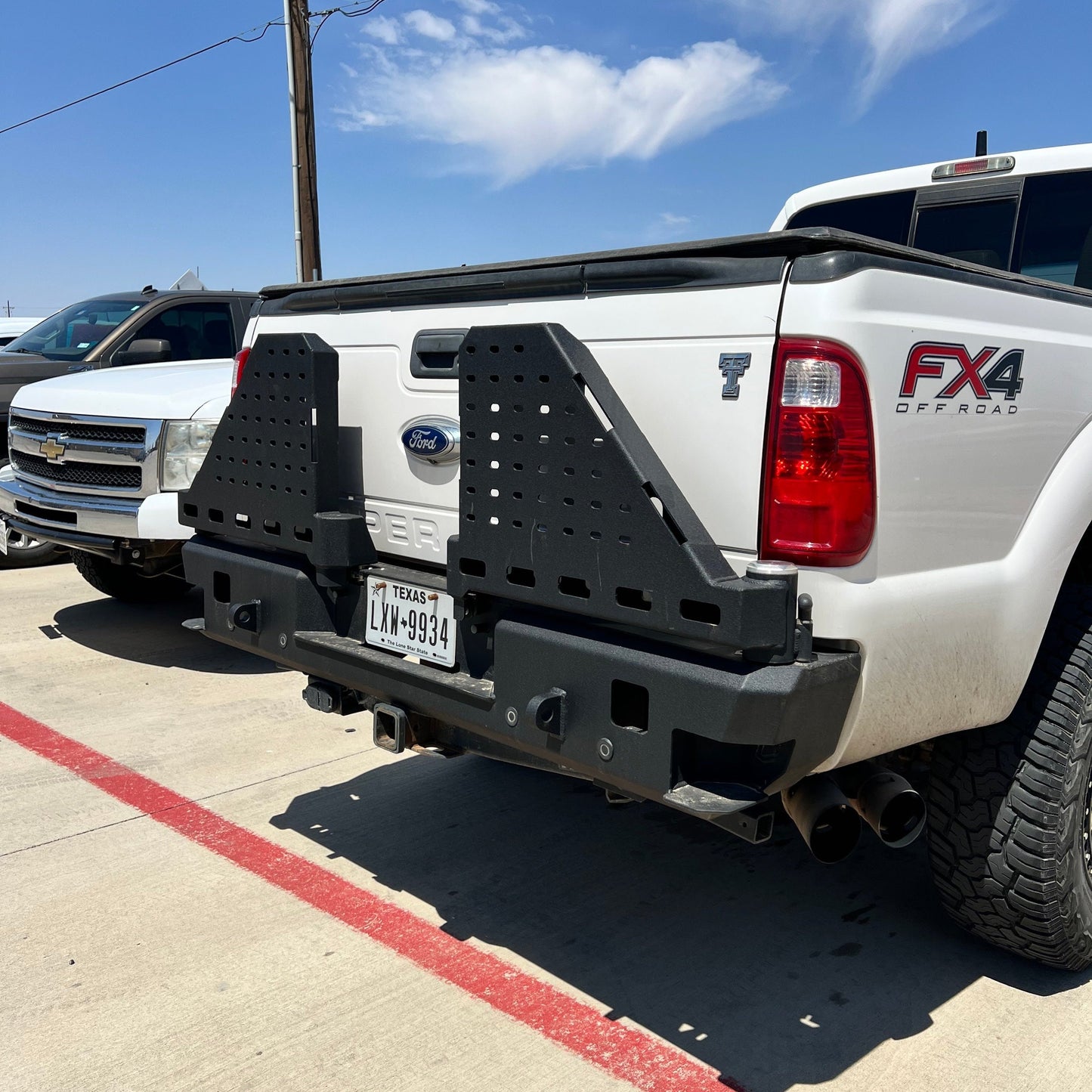 2000-2005 Ford Excursion Octane Dual Swing Out Rear Bumper