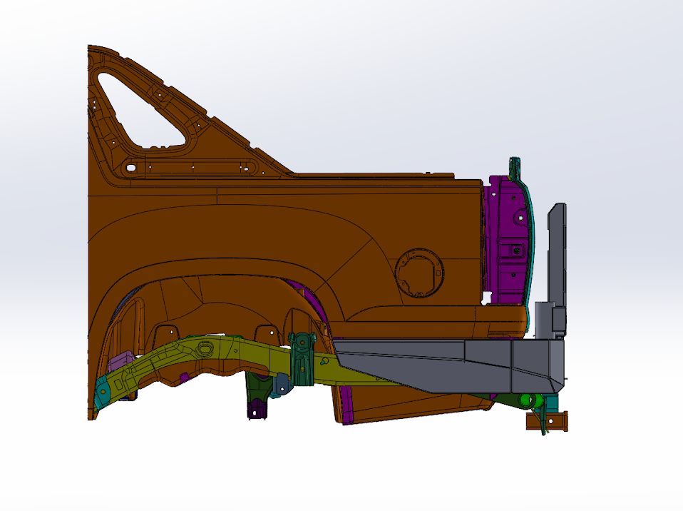 2000-2006 Chevy Suburban | GMC Yukon XL HIGH CLEARANCE DUAL SWING OUT REAR BUMPER 1500/ 2500