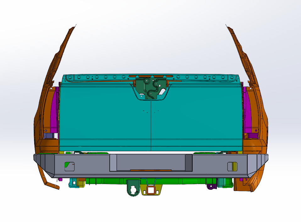 2000-2006 Chevy Suburban | GMC Yukon XL OCTANE HIGH CLEARANCE REAR BUMPER 1500/ 2500