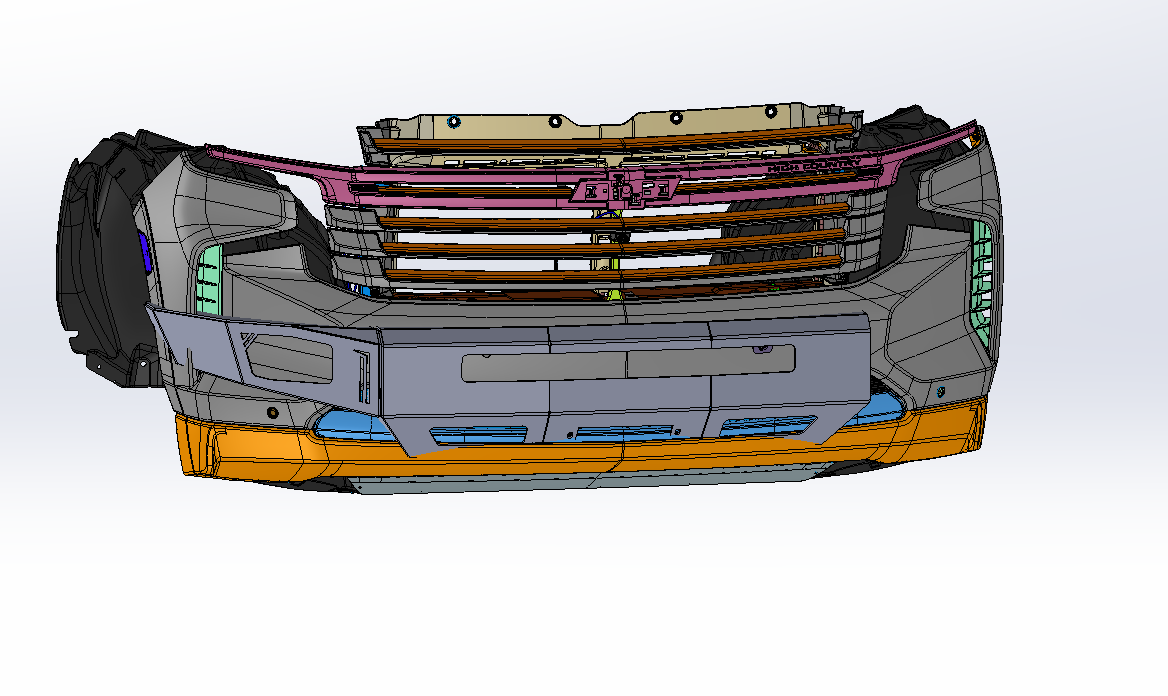 2021-2024 Chevy Tahoe | Suburban Octane Front Winch Bumper