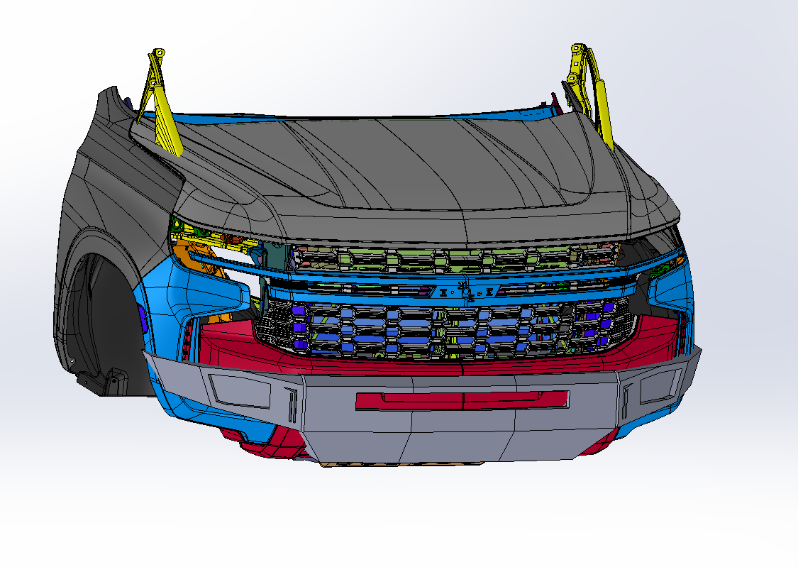 2021-2024 Chevy Tahoe | Suburban Octane Front Winch Bumper