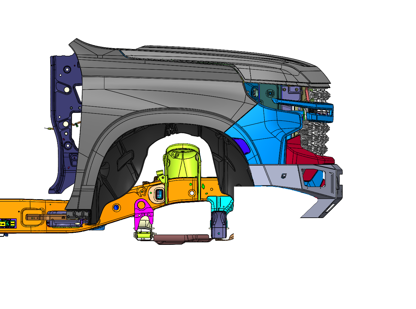 2021-2024 Chevy Tahoe | Suburban Octane Front Winch Bumper