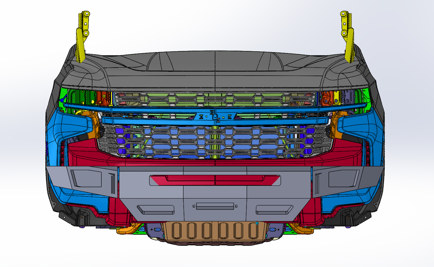 2021-2024 Chevy Tahoe | Suburban Octane Front Winch Bumper