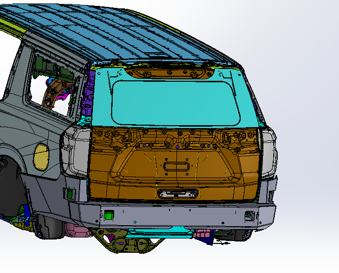 2021+ Chevy Tahoe | GMC Yukon HIGH CLEARANCE REAR BUMPER