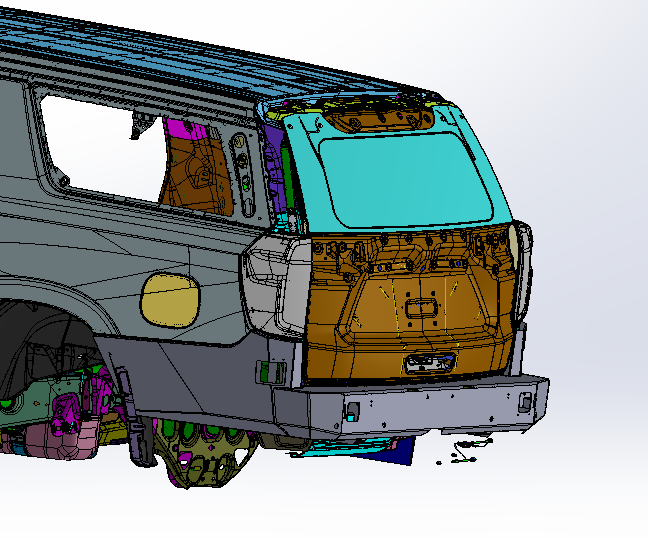 2021+ Chevy Tahoe | GMC Yukon HIGH CLEARANCE REAR BUMPER