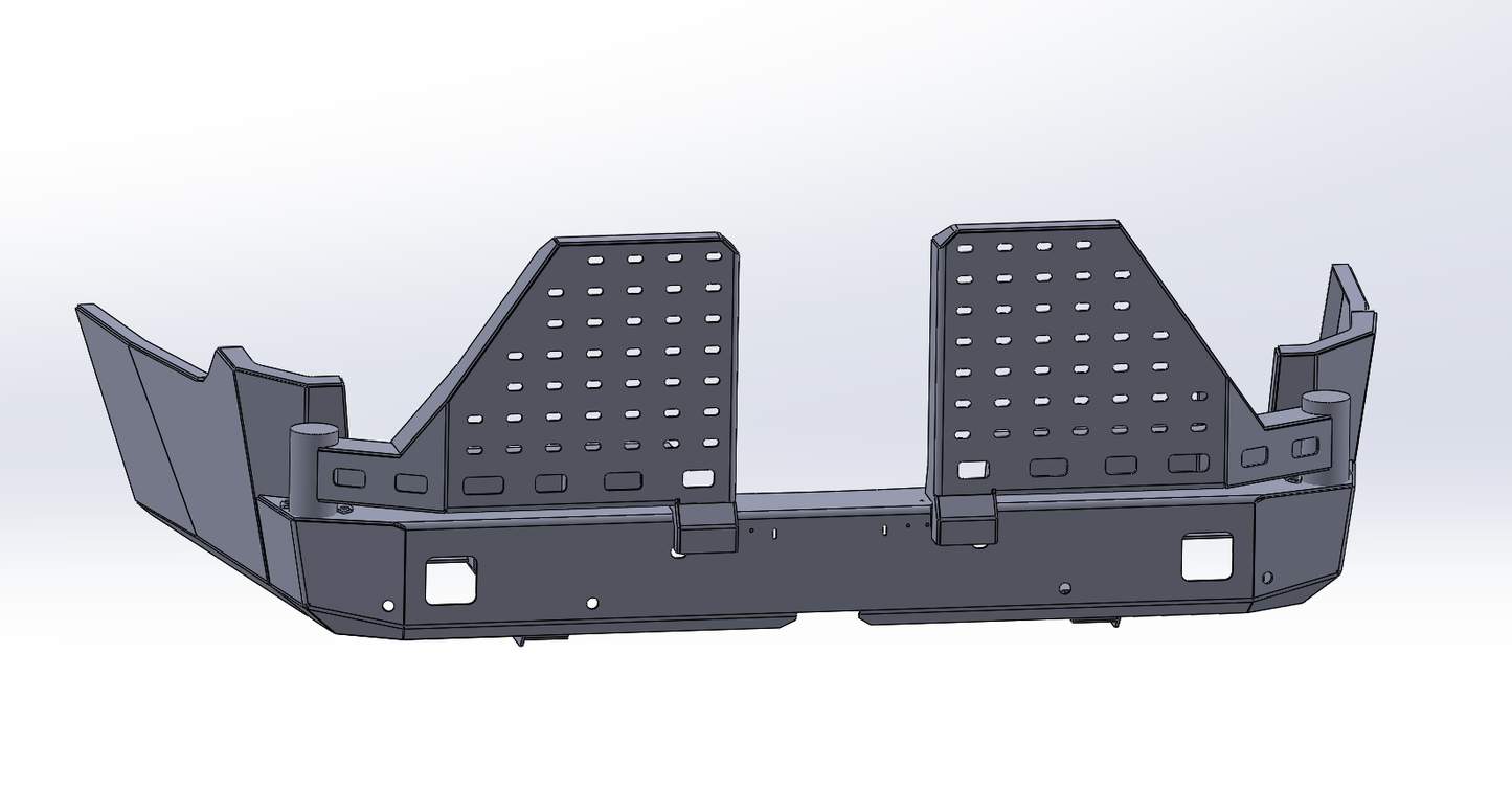 2021+ Chevy Suburban| GMC Yukon XL HIGH CLEARANCE DUAL SWING OUT REAR BUMPER