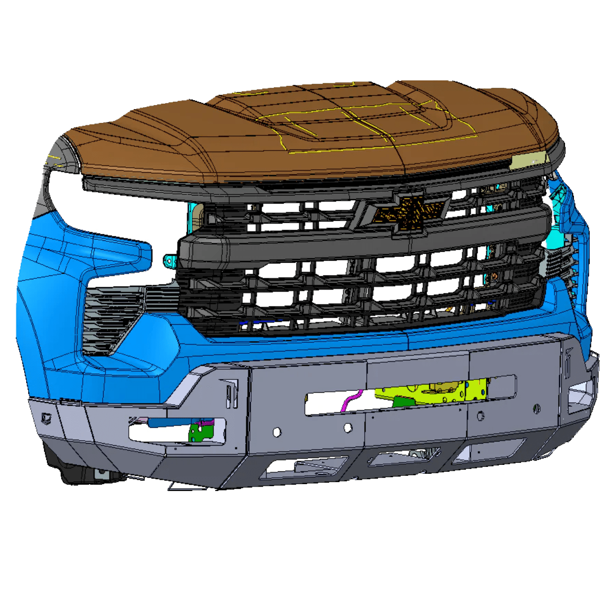 2022-2024 CHEVROLET SILVERADO 1500 OCTANE WINCH BUMPER