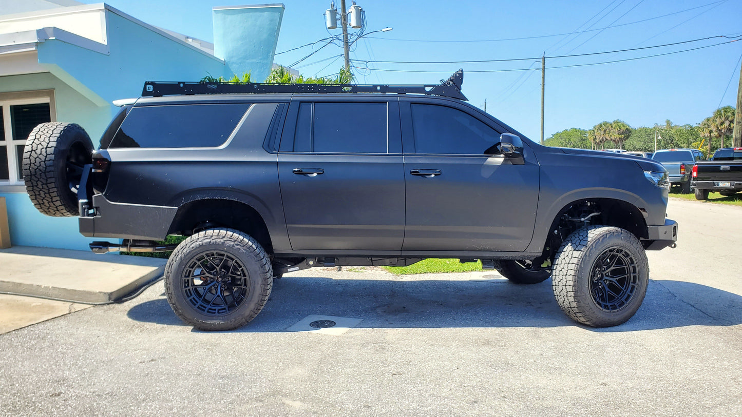 2021+ Chevy Suburban| GMC Yukon XL HIGH CLEARANCE DUAL SWING OUT REAR BUMPER
