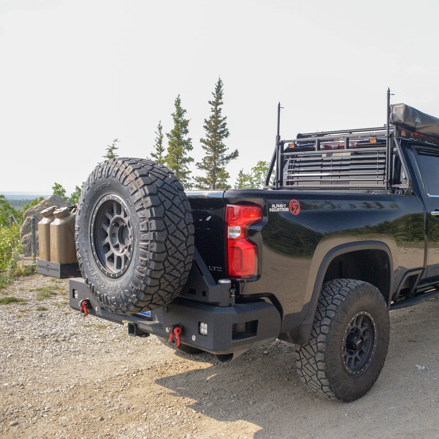 2019 - 2024+ CHEVY/GMC 1500 OCTANE DUAL SWING OUT REAR BUMPER