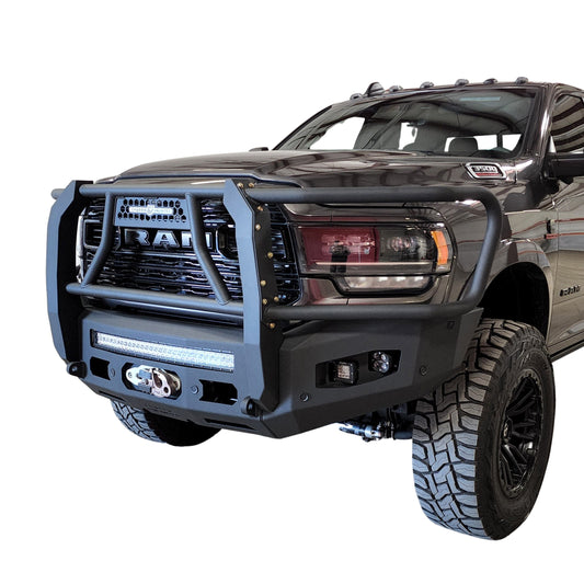 2019-2024 RAM 2500/3500 ATTITUDE FRONT WINCH BUMPER  W/ GUARD