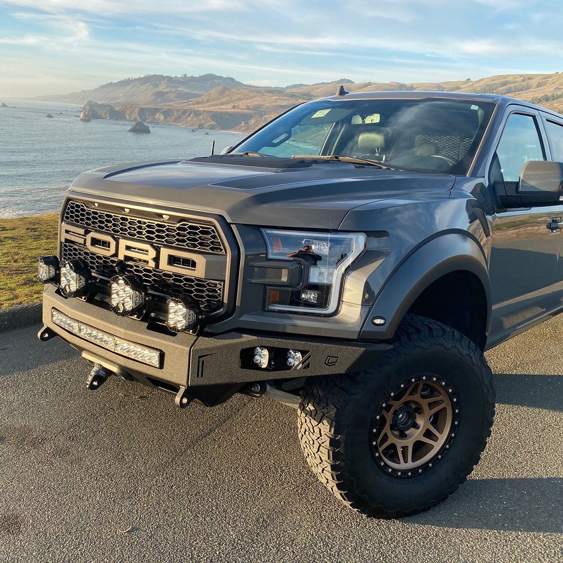 2017-2020 FORD RAPTOR OCTANE WINCH FRONT BUMPER