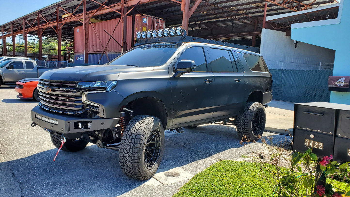 2021+ Chevy Suburban| GMC Yukon XL HIGH CLEARANCE DUAL SWING OUT REAR BUMPER