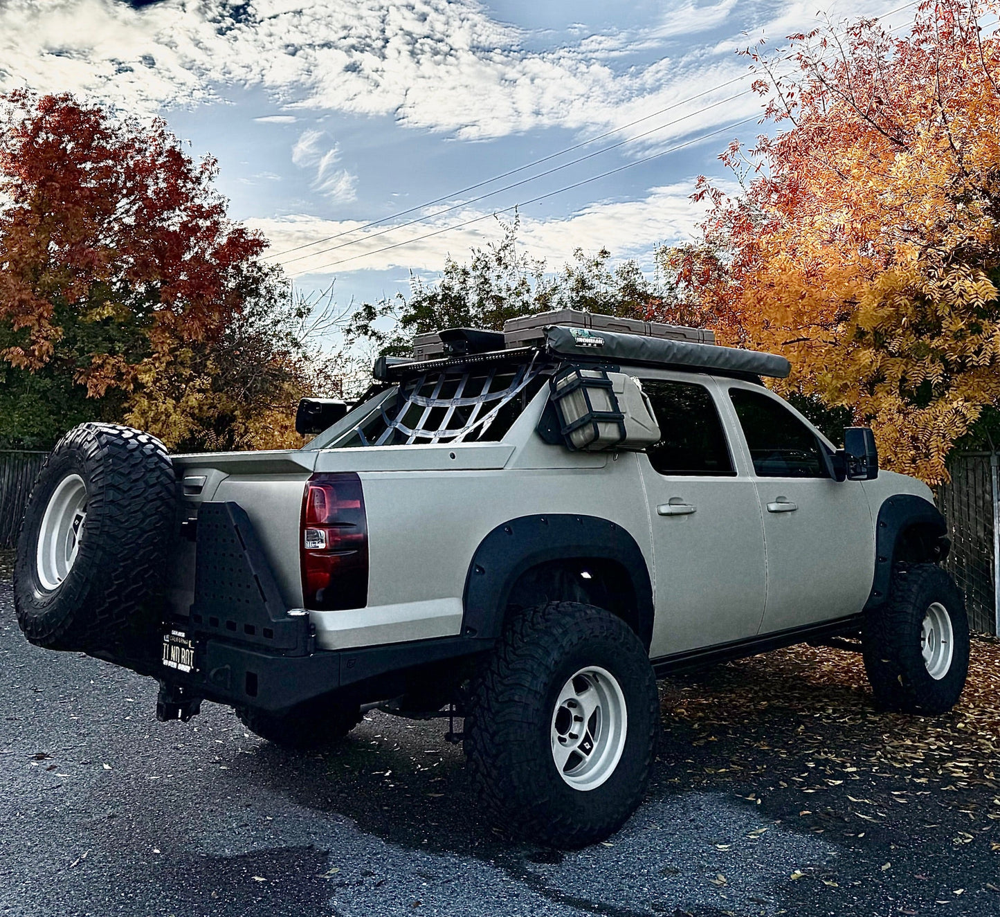 2007-2014 Chevy Avalanche OCTANE HIGH CLEARANCE DUAL SWING OUT REAR BUMPER