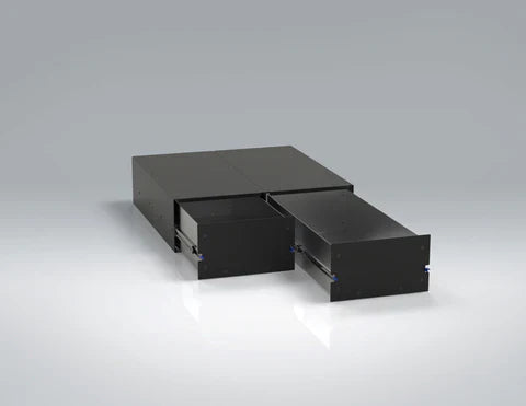 2007-2014 Chevy Suburban Drawer System 1 for 3rd Row Seat Equal Drawers - 24.5"W and 24.5"W X 32"L Drawers
