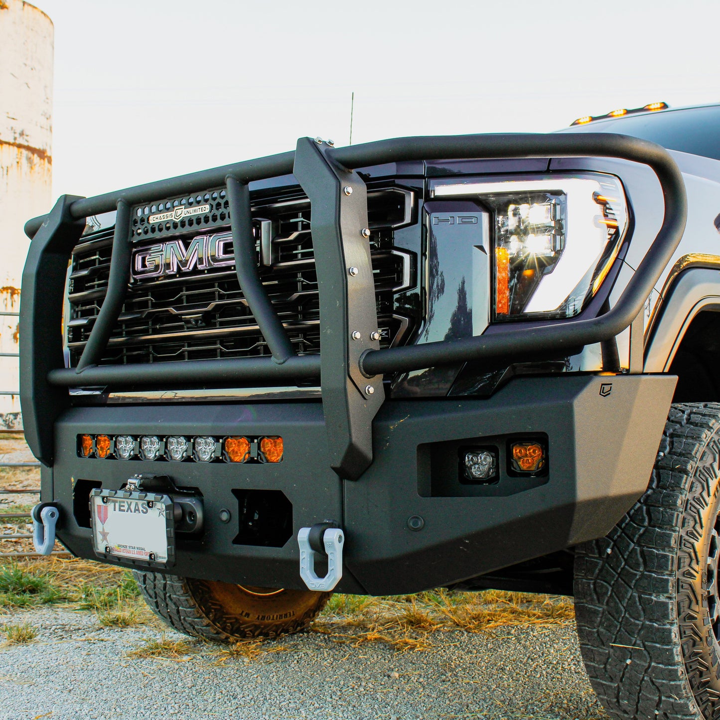 2024+ GMC SIERRA 2500/3500 ATTITUDE FRONT WINCH BUMPER W/ GUARD