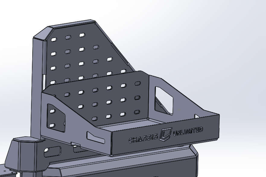 Cooler Carrier for Swing out Bumper