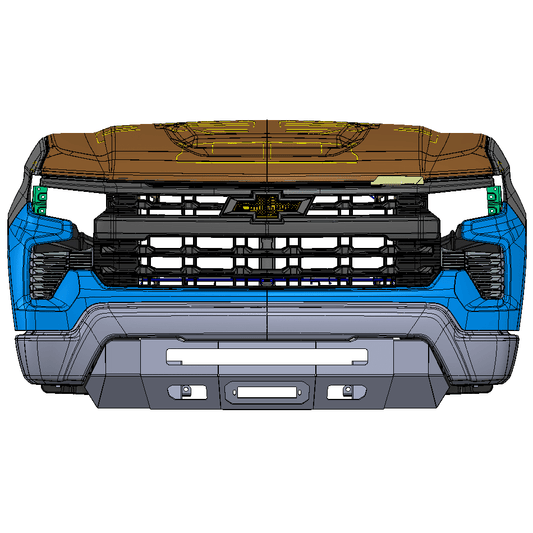 2022-2024 CHEVY SILVERADO 1500 PROLITE FRONT BUMPER