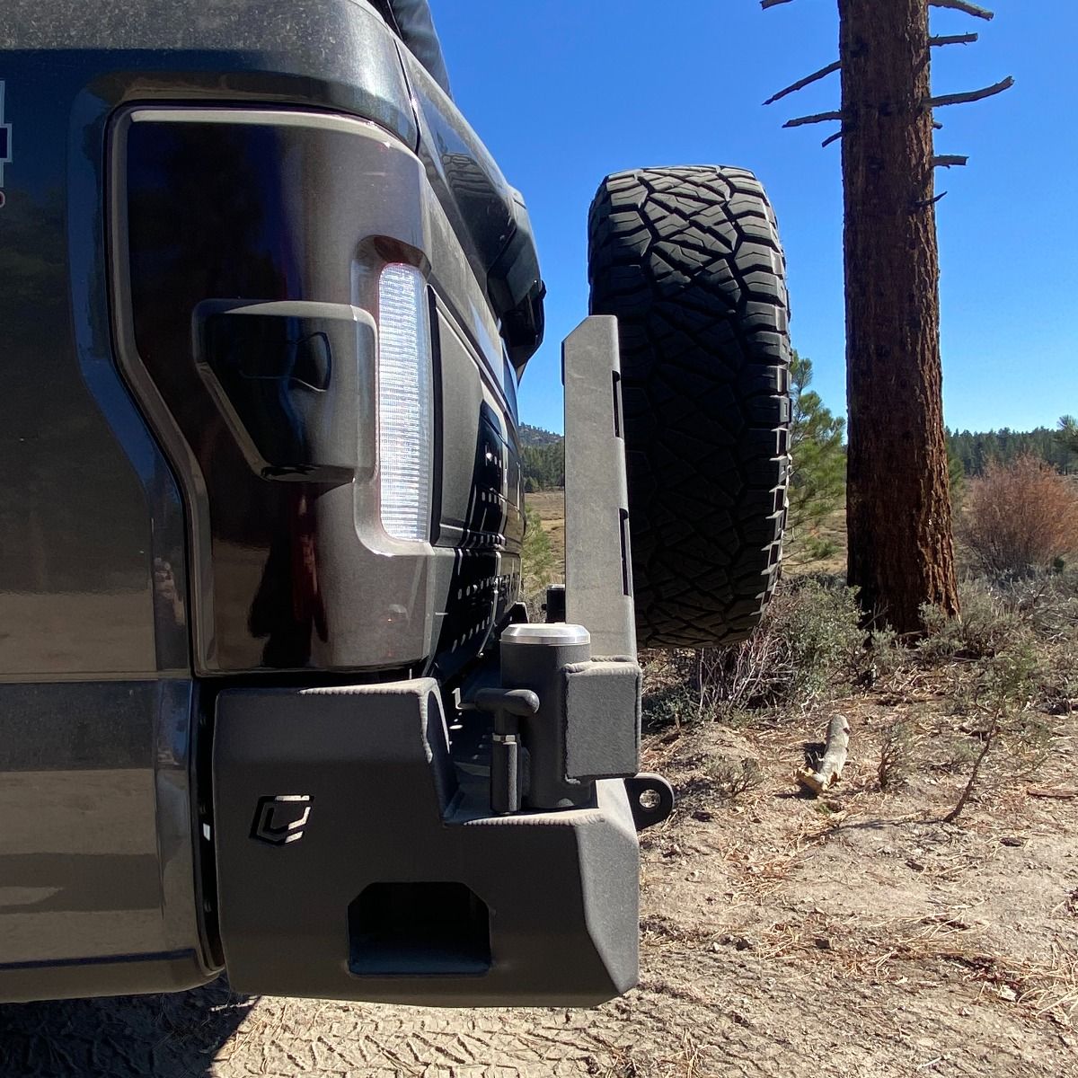 2017-2022 FORD SUPERDUTY F250/F350 DUAL SWING OUT REAR BUMPER